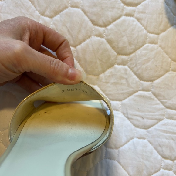 SOLD Authentic vintage Chanel mule sandals in nude - Picture 5 of 11